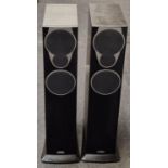 Mission MX3 pair of loudspeakers in good cosmetic order but have not been tested each 86cm tall.