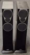 Mission MX3 pair of loudspeakers in good cosmetic order but have not been tested each 86cm tall.