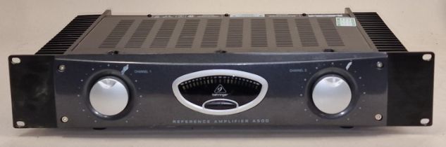 Behringer Reference Amplifier Model A500. Not tested.