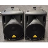 Behringer B212XL pair of loudspeakers in good cosmetic order but have not been tested each 55cm