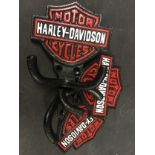 3 x Harley Davidson hooks. (154)