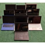 Collection of laptops to include Apple, Acer and Samsung. Units only, no chargers. Lot is sold