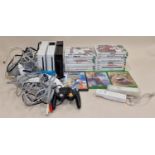 Collection of mainly Nintendo Wii related gaming items to include three consoles, large collection