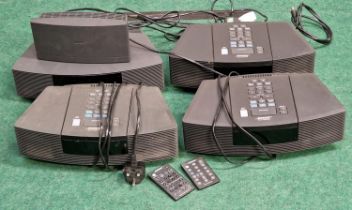 Collection of Bose Wave Radio/CD music systems.