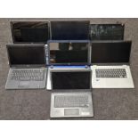 Collection of laptops to include HP, Lenovo, Asus and others. Units only no chargers. Lot is sold