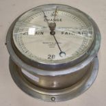 Negretti and Zambra barometer 18cm diameter