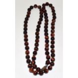 Tigers Eye necklace 72cm long