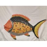 A wall hanging fish (163)