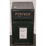 A Black postbox (270mm deep) (063)