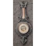 Carved Android barometer thermometer 75cm