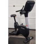 Life Cycle professional gym training bike with adjustable sea seating position and cables