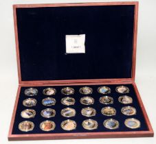 Westminster coin collection full set of Titanic commemorative coins in wooden presentation case with