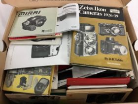 Large collection of photography related user guides and handbooks. Some good vintage examples. Worth