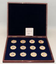Westminster coin collection full set of Historic Moments of QEII's Reign commemorative coins in