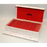 Vintage Montal storage/display box. Ideal for a collection of pens. Storage capacity for 30 pens