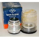 Agfa Telinear Telephoto lens 1:4 90mm c/w inner and outer packaging