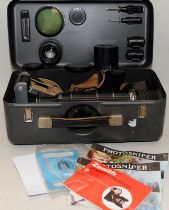 Zenith Photo-Sniper kit comprising Zenit ES 35mm SLR camera, 1:4.5 300mm lens, 1:2 58mm lens, pistol