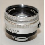 Voigtlander Ultron 1:2 50mm lens