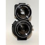 Mamiya Sekor Twin Lens Reflex 1:4.5 55mm lens assembly