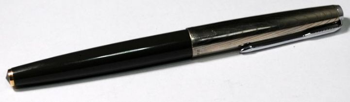 Parker P61 Series 1. Grey body, two tone silver cap. Excellent condition. (Ref:CYK269)