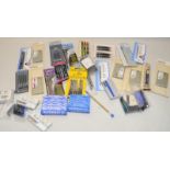 A large collection of nibs, ink cartridges and refills, some leading names. Good useful lot.