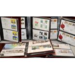 Five large albums GB First Day Covers