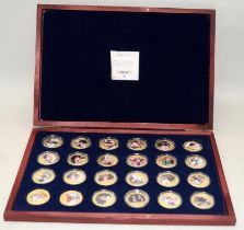 Westminster coin collection full set of Diana - Her Life in Pictures commemorative coins in wooden