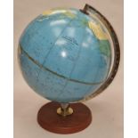 Vintage Philips' 12" Political Challenge Globe of the world.