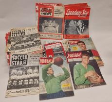 Large collection of vintage "Speedway Star News" magazines from the 1950's together with some