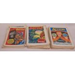 A collection of vintage comics from the 1970's to include Action and Battle.