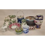 A quantity of mixed chinaware items to include Spode and Noritake.