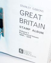 Album of Pre Decimal GB stamps. Victorian examples through to 1970 (ref 137)