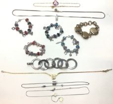 Quantity of mixed costume Named jewellery to include Pandora