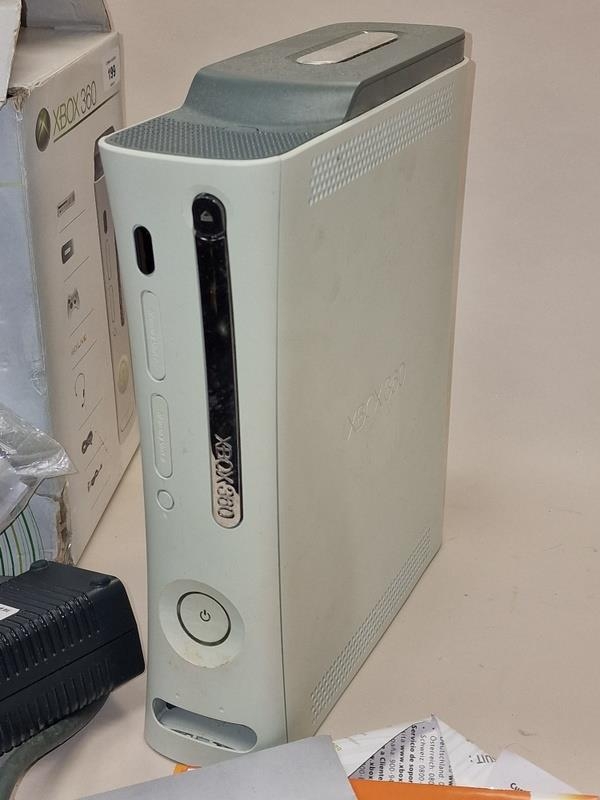 Miscrosoft Xbox 360 boxed games console. - Image 2 of 3