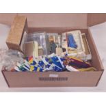 A box containing a large collection of vintage stationary items from a Draftsman. Many items still