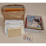 A mixed lot to include Royal Family books, other books and some stamps.