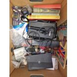 Box of various collectables to include electronics, books, tools and other items of interest.