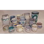 Large collection of "Honiton Pottery"jugs (15)