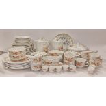 Poole Pottery Summer Glory large dinner/tea service. Approx 50 pieces in all.