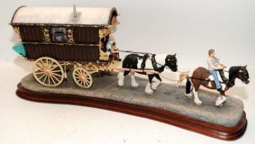 Very large Border Fine Arts tableau 'Nearly There (Appleby Fair). 86 of 400. boxed but with no