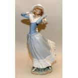Lladro figure "Spring Breeze" 4936 by Vincent Martinez 1974 37cm tall
