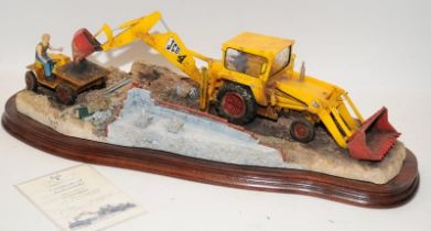 Large Border Fine Arts tableau 'Building Britain'. 724 of 950. Boxed with certificate. 57cms across