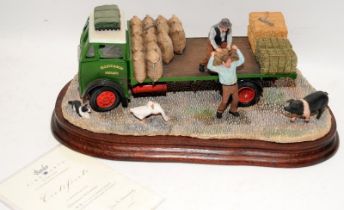 Large Border Fine Arts tableau 'Afternoon Deliveries'. No 412 0f 500. Boxed with certificate.