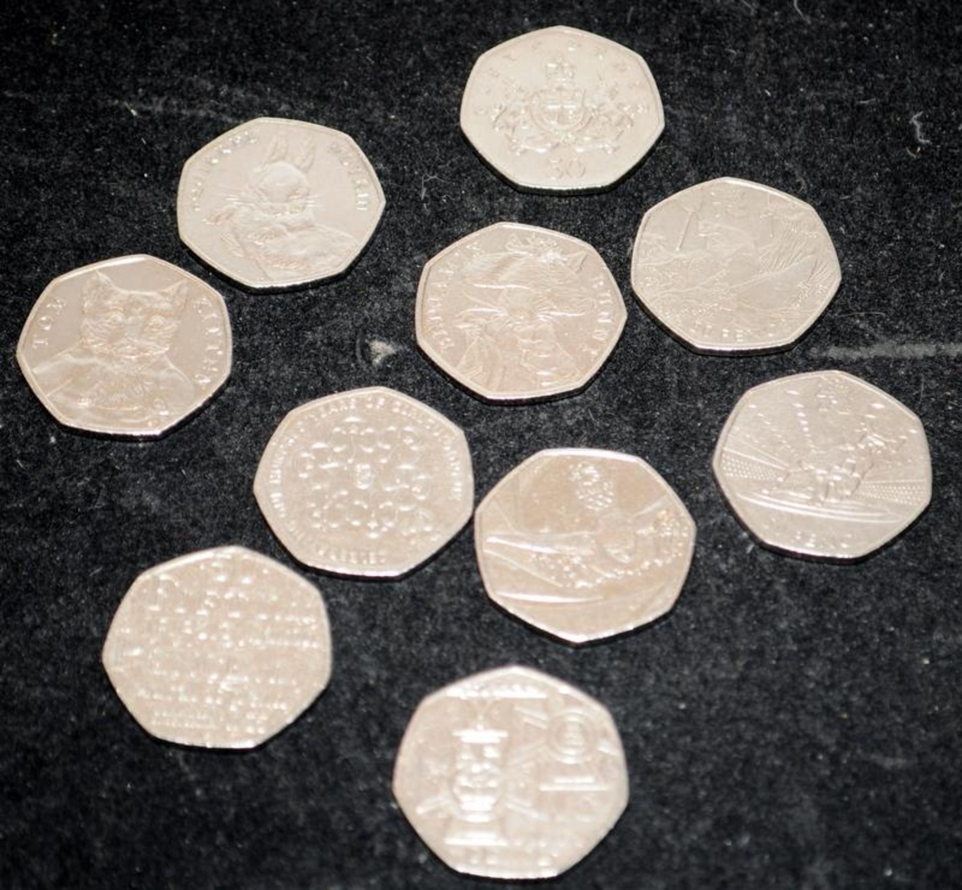 A rare 2009 Kew Gardens 50 pence c/w ten more 50p's to include Beatrix Potter and 2012 Olympics - Image 3 of 3