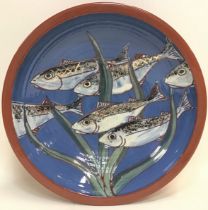 Poole Pottery hard to find Alan White footed bowl made exclusively for Harrods limited edition 1/5