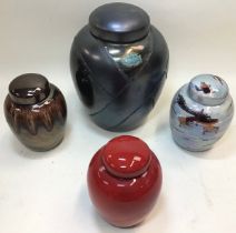 Poole Pottery living glaze ginger jars (4)