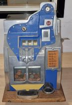 Mills Firebird QT slot machine works on 6d, twin jackpot, key etc.