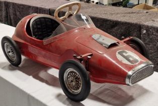 Tinplate early pedal car