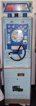 Floor standing road safety coin operated slot machine.