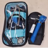 Med equipment to include a blood pressure monitor, stethoscope and otoscope. (14)